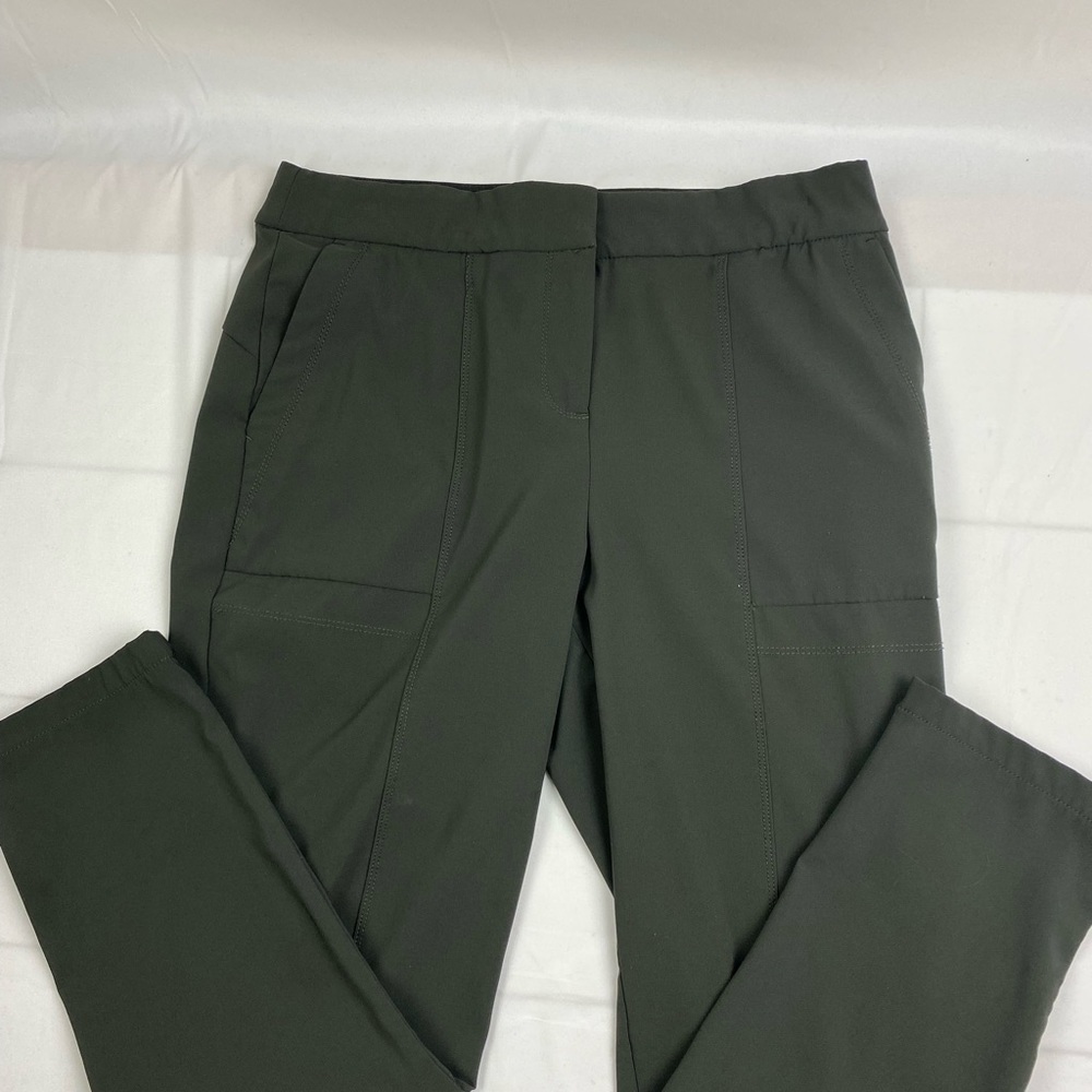 Apt. 9- Pant.HunterGreen.Size P10. Regular.Stretchable.Front-Zipper, and Hook &I